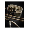 Obroża BDSM Luminious Pearl Leash And Collar Guilty Pleasure