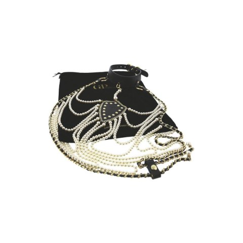 Obroża z perłami BDSM Pearl Pleasure Collar Guilty Pleasure Obroża z perłami BDSM Pearl Pleasure Collar Guilty Pleasure