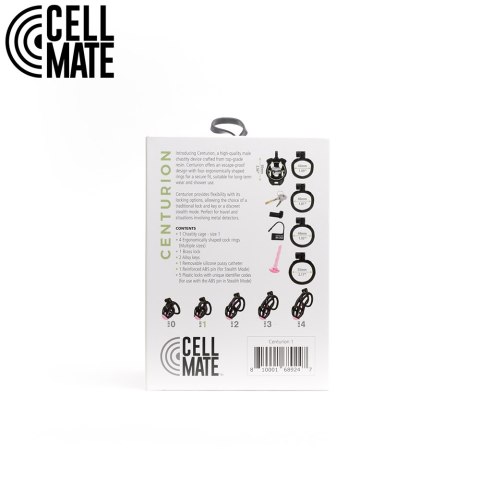 Pas cnoty Centurion Chastity Cage Black Size 1 CELLMATE Pas cnoty Centurion Chastity Cage Black Size 1 CELLMATE