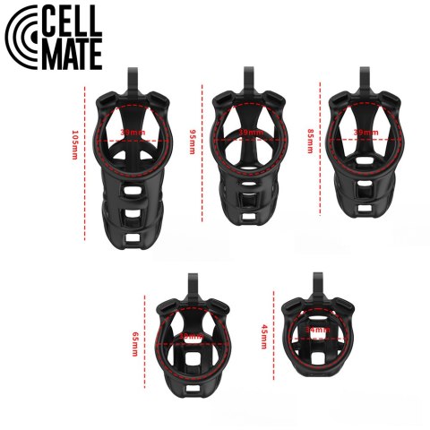 Pas cnoty Guardian Chastity Cage Black Size 3 CELLMATE Pas cnoty Guardian Chastity Cage Black Size 3 CELLMATE