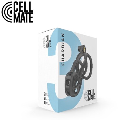 Pas cnoty Guardian Chastity Cage Black Size 3 CELLMATE Pas cnoty Guardian Chastity Cage Black Size 3 CELLMATE