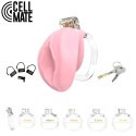 Pas cnoty Pussyfyer Chastity Cage Pink CELLMATE