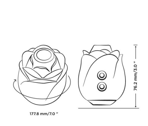 Powietrzny stymulator łechtaczki Rose Romp Powietrzny stymulator łechtaczki Rose Romp