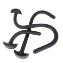 Sonda analna Gut Snake Liquid Silicone Plug Black M Brutus