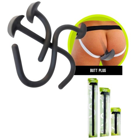 Sonda analna Gut Snake Liquid Silicone Plug Black M Brutus Sonda analna Gut Snake Liquid Silicone Plug Black M Brutus
