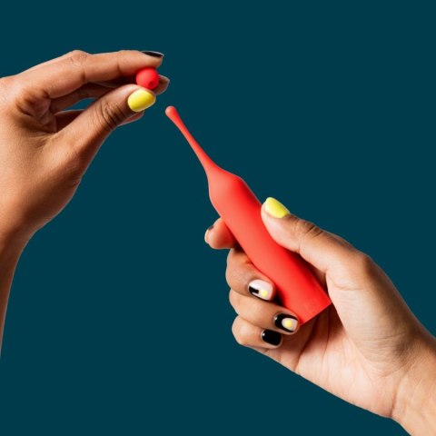 Stymulator łechtaczki z wymiennymi końcówkami Pop Romp Stymulator łechtaczki z wymiennymi końcówkami Pop Romp