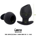 Tunel analny Chalice Silicone Tunnel Plug Black XL Brutus