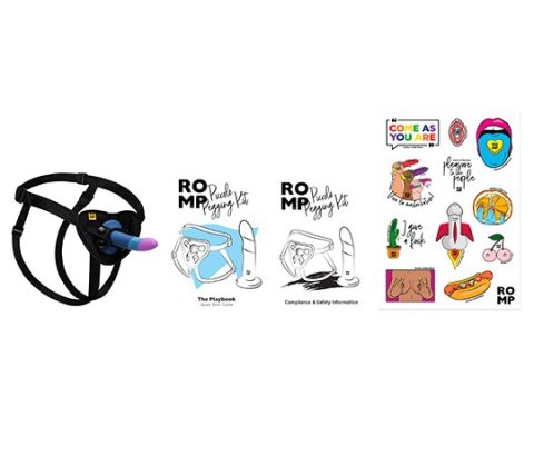 Uprząż Strap-on z Dildo Piccolo Pegging Kit Romp Uprząż Strap-on z Dildo Piccolo Pegging Kit Romp