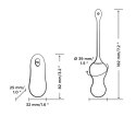 Wibrujące kulki Cello Mint Romp