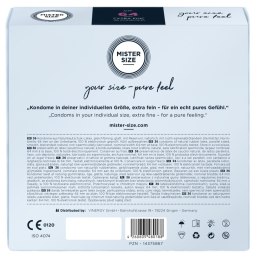 Condoms 64 Mm 36 Pieces Mister.Size
