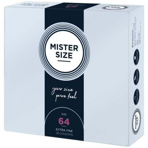 Condoms 64 Mm 36 Pieces Mister.Size