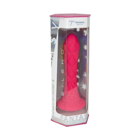 Dildo 18,5 cm Fantasy Line Dreamy (7") Pink Silexd
