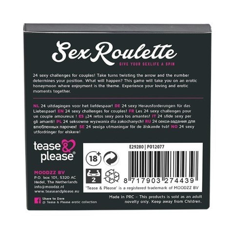 Gra Erotyczna Ruletka Sex Roulette Love & Marriage Tease&Please