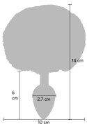 Korek analny z ogonkiem – Enchanting Bunnytail by HAPPINESS