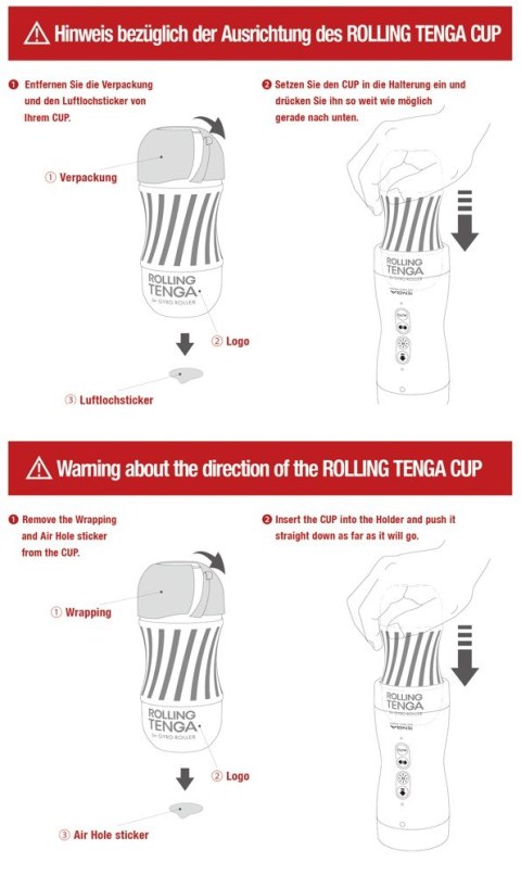 Masturbator Gyro Roller Cup Regular Tenga