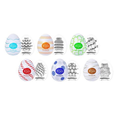 Masturbator jednorazowy Egg Wavy Tenga