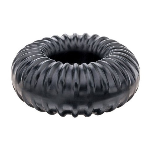 Pierścień Erekcyjny Ribbed Ring Black Perfect Fit