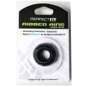 Pierścień Erekcyjny Ribbed Ring Black Perfect Fit