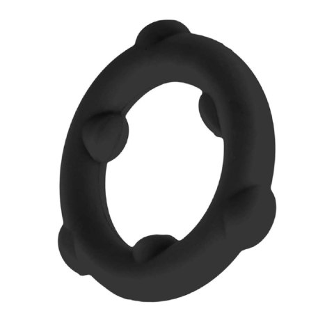 Pierścień erekcyjny [SIL] SPINNER Cockring Black Oxballs