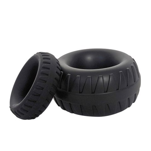 Pierścień erekcyjny Tractor Liquid Silicone Cock Ring Black M Brutus