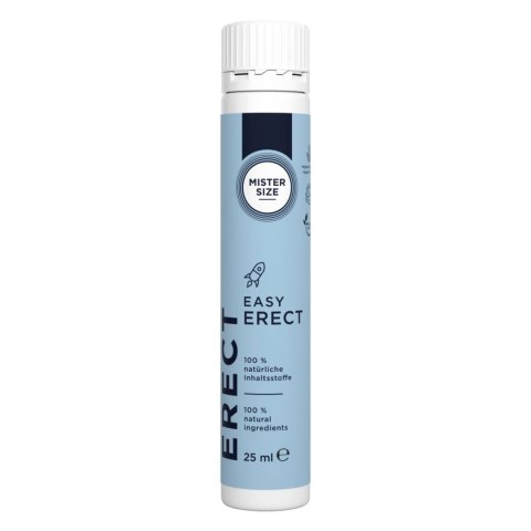 Naturalny płyn wspierający erekcję - MISTER SIZE Easy Erect (25 ml)
