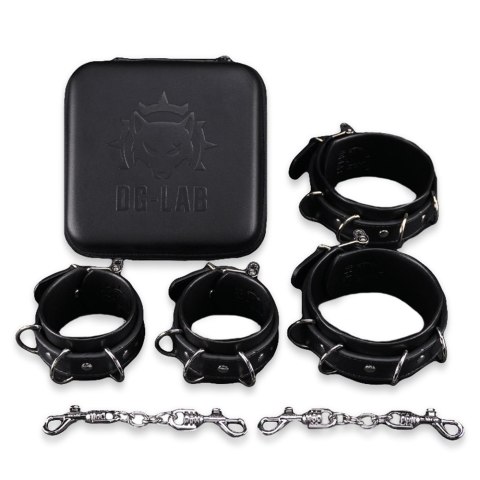 Zestaw do krępowania Hunter Restraints Set Black Dungeon Lab Zestaw do krępowania Hunter Restraints Set Black Dungeon Lab