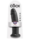 10' Cock Dildo Czarne 25Cm King Cock
