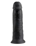 10' Cock Dildo Czarne 25Cm King Cock