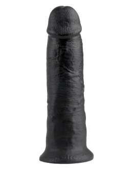 10' Cock Dildo Czarne 25Cm King Cock