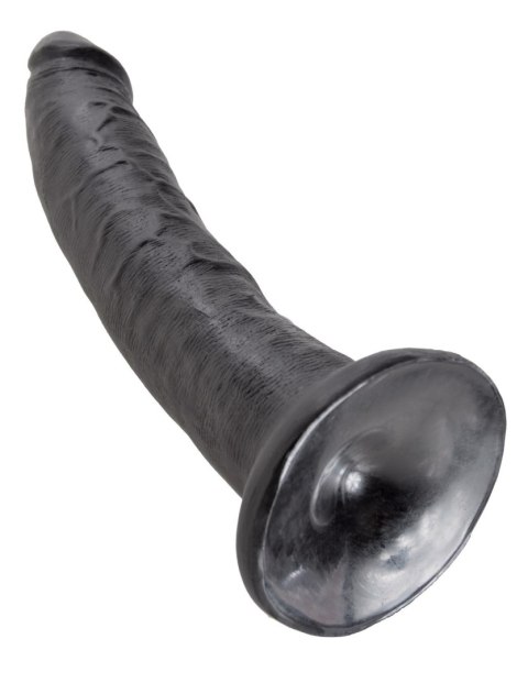 7' Cock Black Dildo Czarne 18Cm King Cock