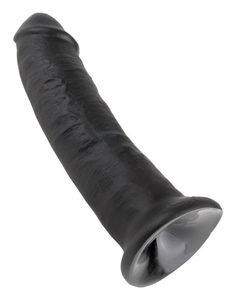 9' Cock Black Dildo Czarne 23Cm King Cock