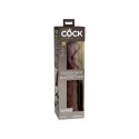 Dildo 28Cm King Cock Elite Dual Density Silicone Cock Brown Pipedream