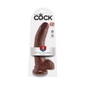 Dildo King Cock With Bals 9 Brown Pipedream