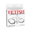 Kajdanki Fetish Fantasy Series Official Handcuffs Silver Pipedream
