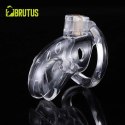 Pas cnoty Shark Cage Chastity Cage Clear Brutus
