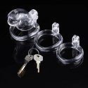 Pas cnoty Shark Cage Chastity Cage Clear Brutus