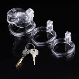 Pas cnoty Shark Cage Chastity Cage Clear Brutus