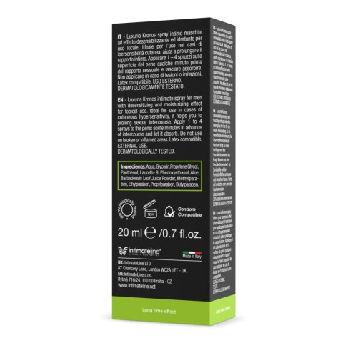 Spray Opóźniający Wytrysk Kronos Delay Spray 20Ml IntimateLine