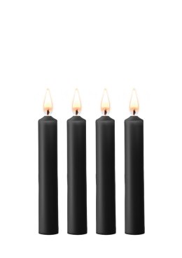 Teasing Wax Candles 4-Pack Black - Czarny Zestaw Świec Do Bdsm Ouch! by Shots