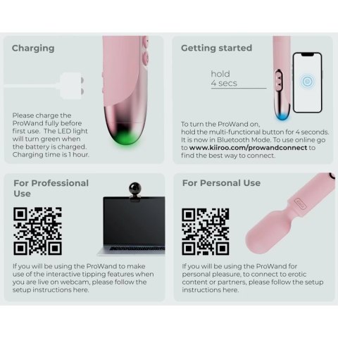 Wibrator Różdżka Kiiroo Prowand Pink KIIROO