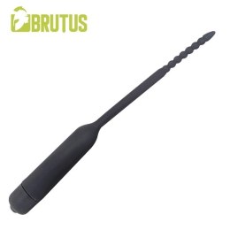 Wibrująca sonda do cewki Brutus Trembler Silicone Vibrating Sound Black